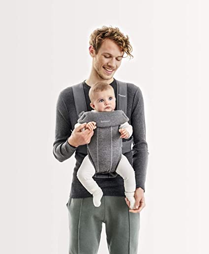 Mini Baby Carrier, 3D Jersey - Dark Gray